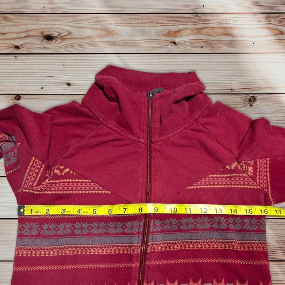 Bench Full Zip Sweatshirt Red Size Medium - Picture 4 of 5
